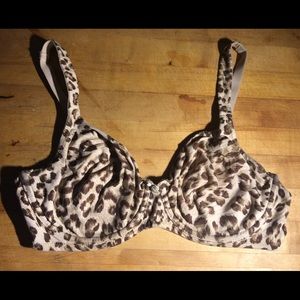 Victoria's Secret Leopard Print Bra Size 36D